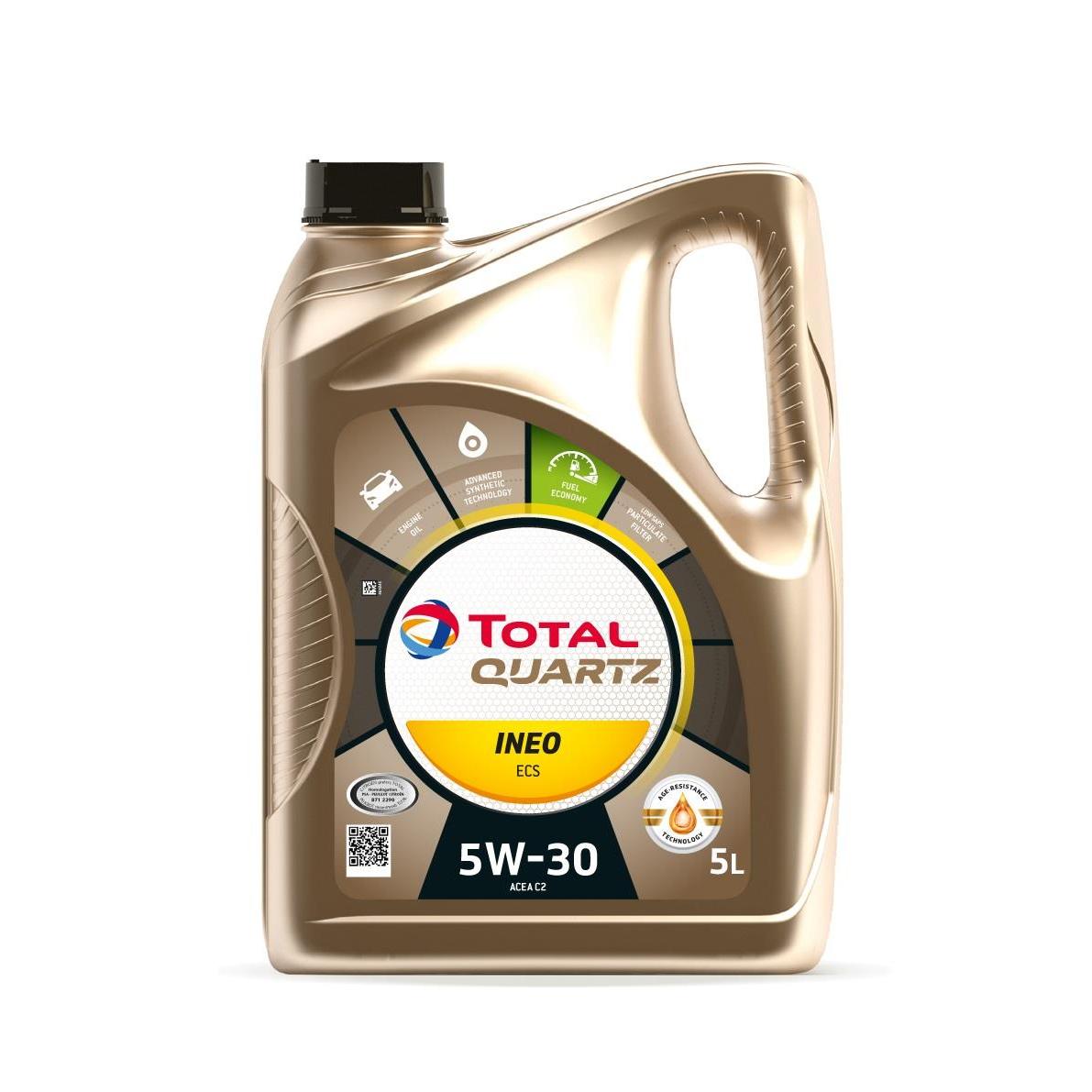 7590327 Масло для двигателя Total quartz ineo ecs 5w-30 — изображение 1