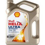 Масло для двигателя Shell helix ultra professional af 5w-30