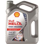 Масло для двигателя Shell helix high mileage 5w-40