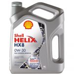 Масло для двигателя Shell helix hx8 synthetic 0w-30