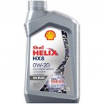 Масло для двигателя Shell helix hx8 sn plus 0w-20