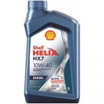 Масло для двигателя Shell helix hx7 diesel 10w-40