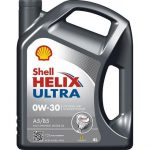 Масло для двигателя Shell helix ultra 0w-30 a5/b5